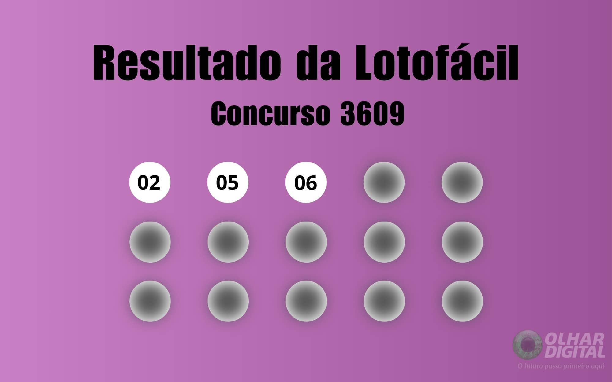 Lotofácil 3609: confira resultado, ganhadores e próximos sorteios