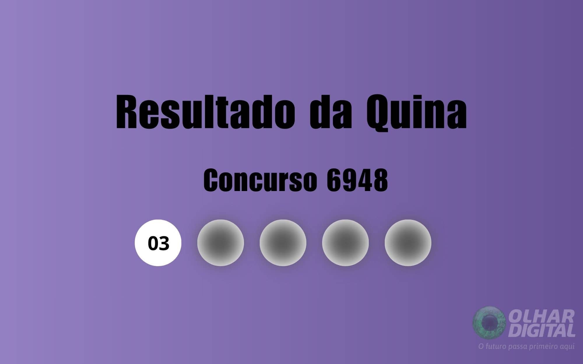 Resultado da Quina 6948: veja números, prêmios e próximos sorteios