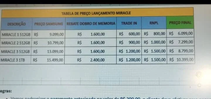 Supostos preços do Galaxy S26 no Brasil são revelados e apontam alta