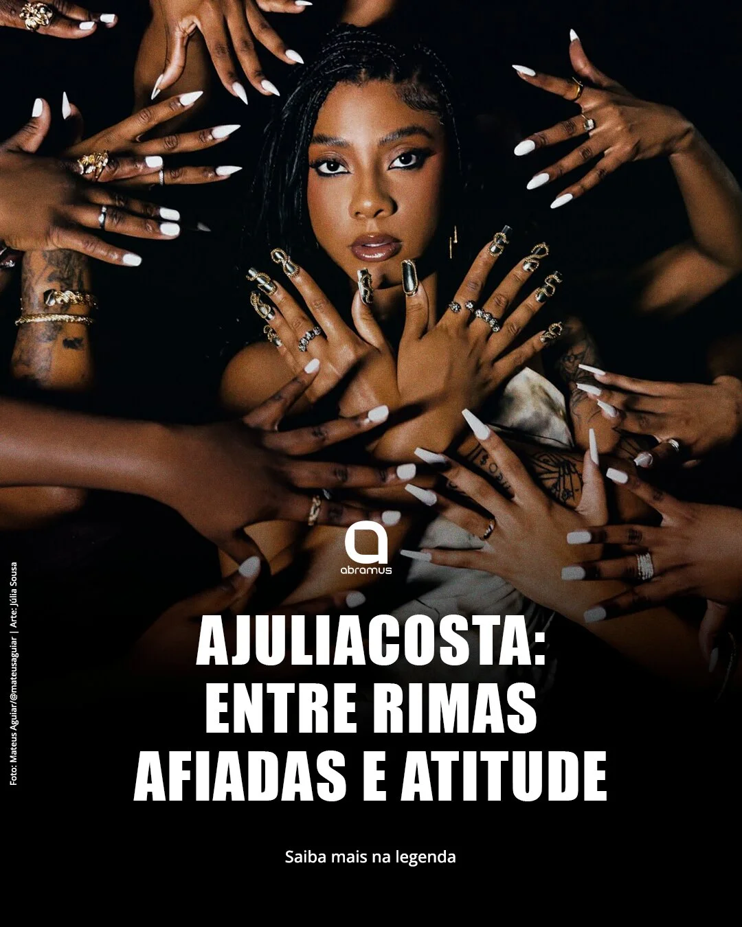 Ajuliacosta consolida identidade no rap com álbum e shows esgotados