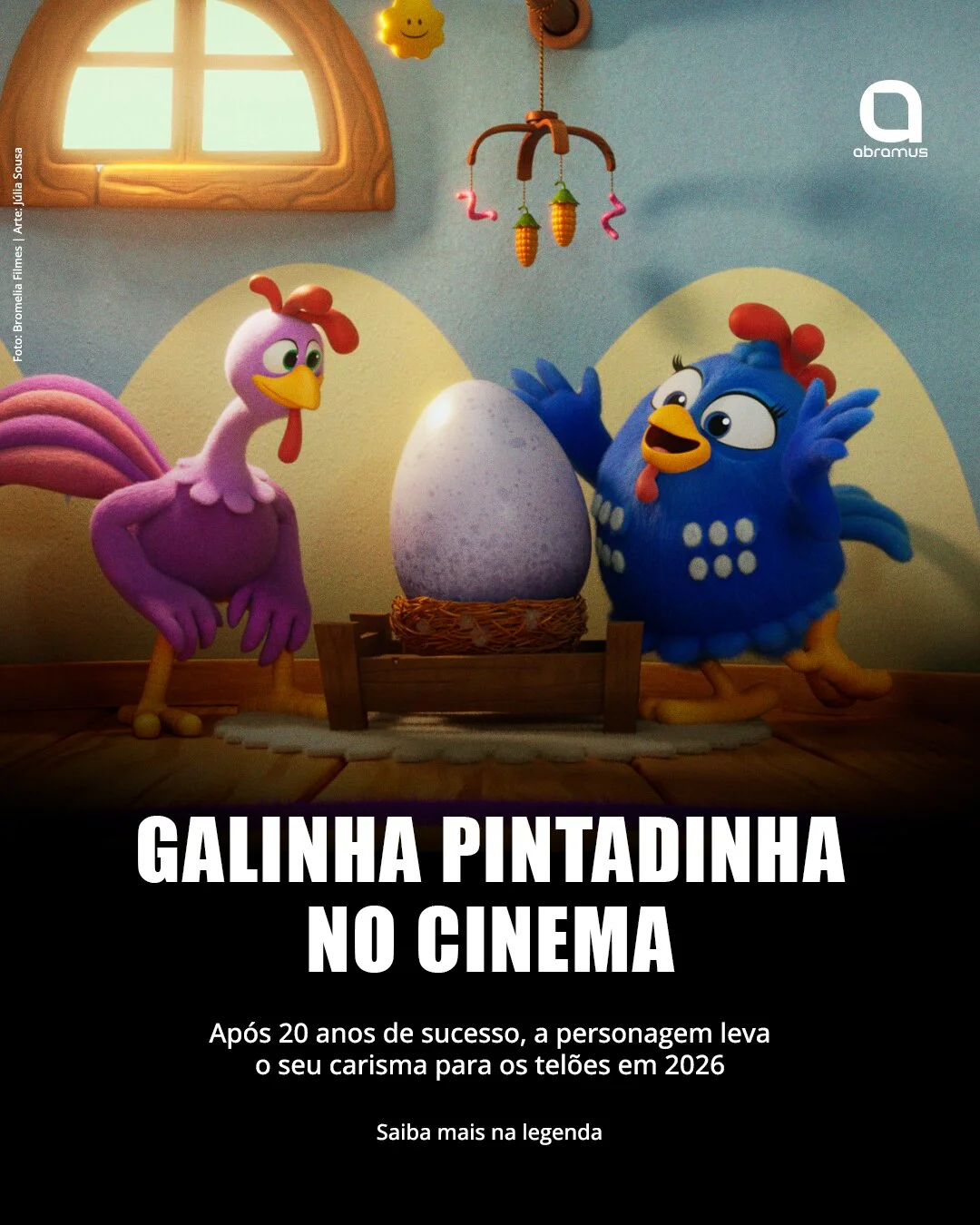 Galinha Pintadinha chega às salas de cinema após duas décadas