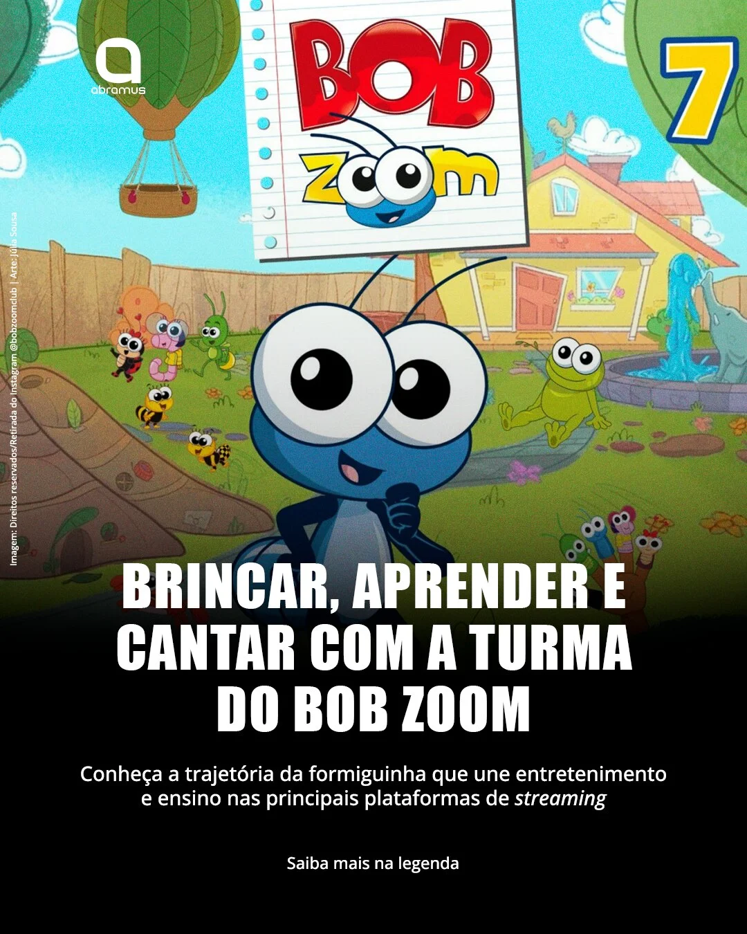 Bob Zoom: personagem infantil avança da música para série animada e amplia presença em plataformas de streaming