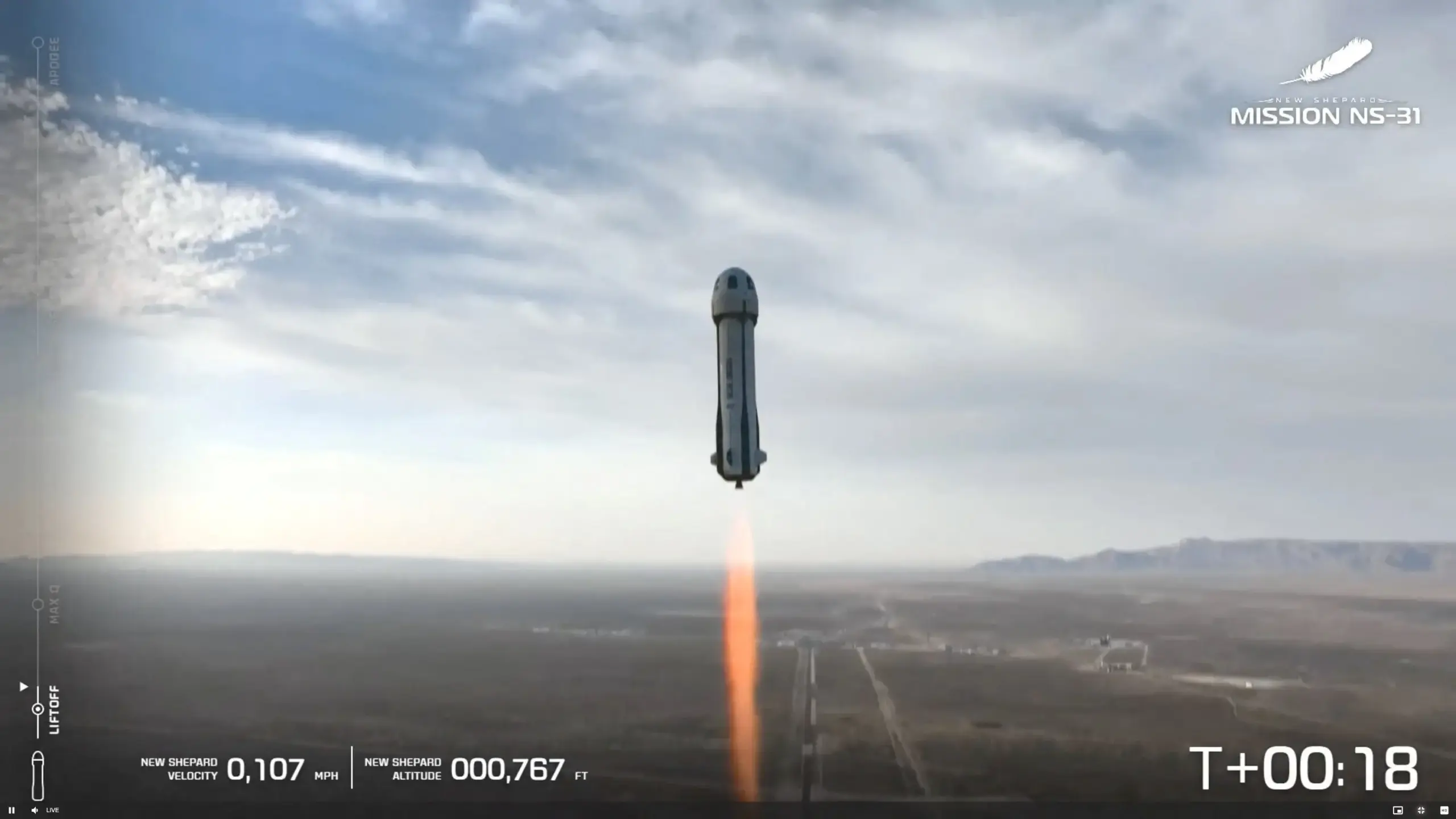 Turismo espacial em xeque: voos suspensos, ações despencam e futuro incerto