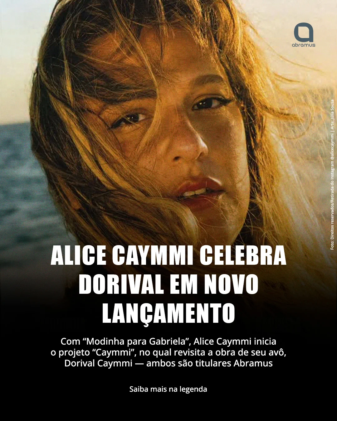 Alice Caymmi lança single e prepara álbum dedicado ao avô Dorival