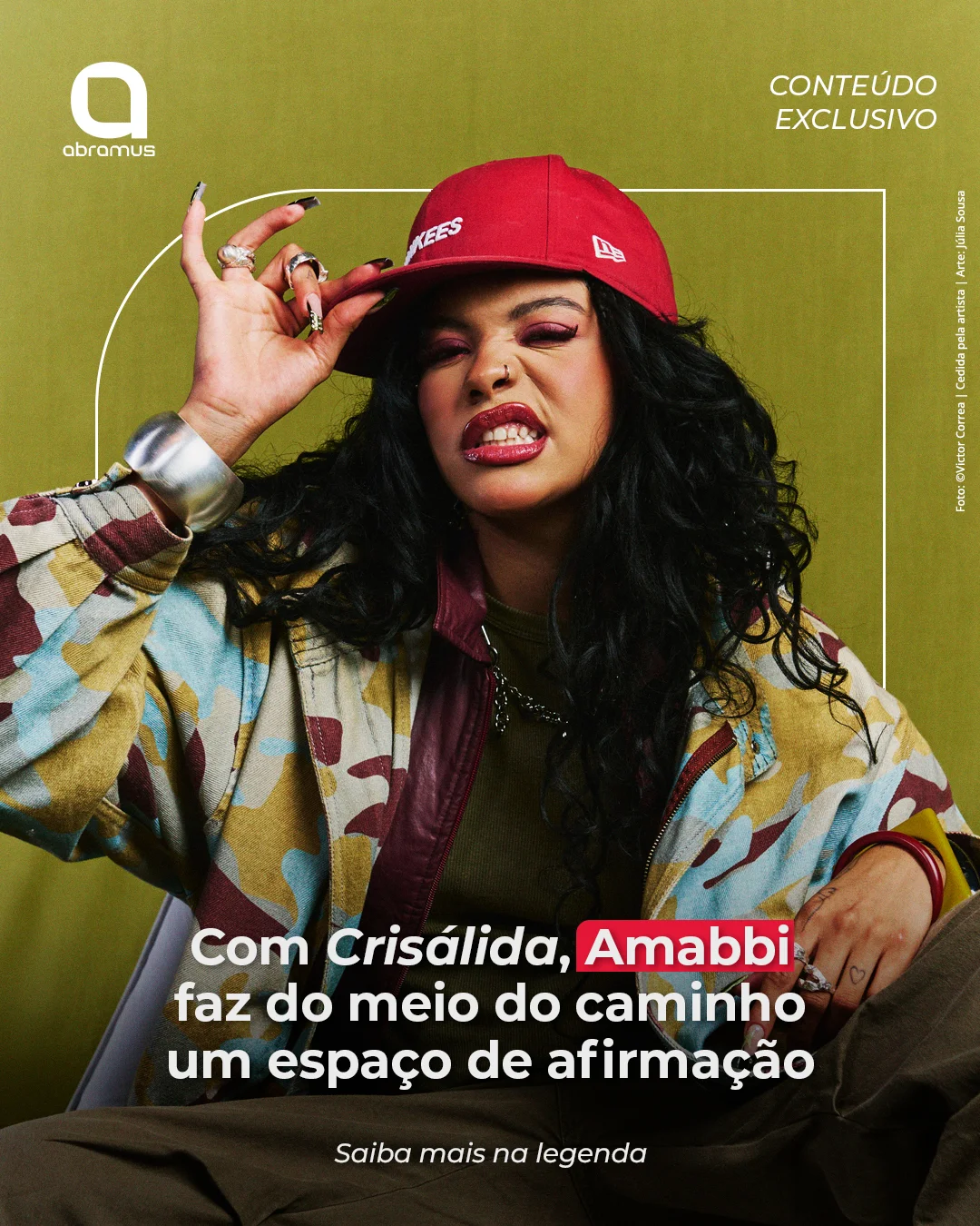 Amabbi lança Crisálida e descreve álbum como estágio entre casulo e voo