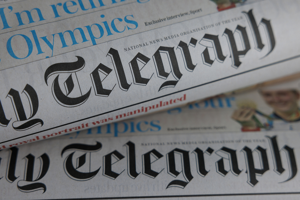 Axel Springer fecha compra do Telegraph por US$ 766 milhões