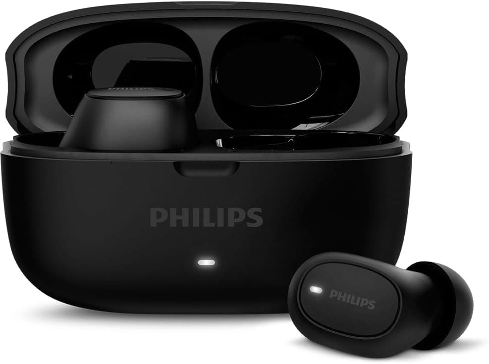 Philips TAT2500BK: fone TWS com cancelamento de ruído ativo e até 24 horas de autonomia em oferta