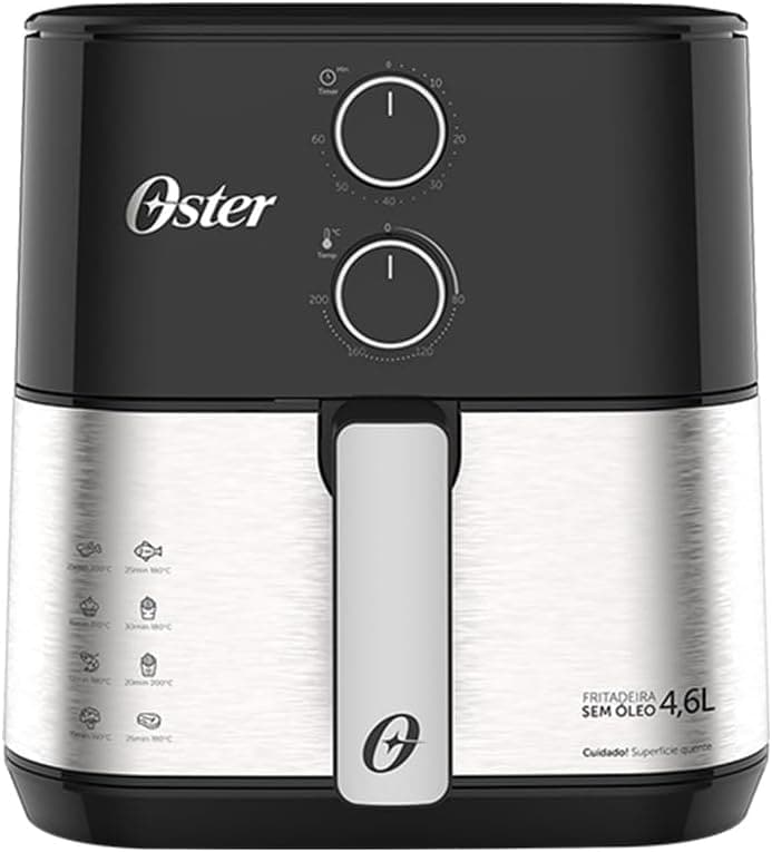 Air fryer Oster OFRT520 (127V) tem preço reduzido na Amazon durante o Mês do Consumidor