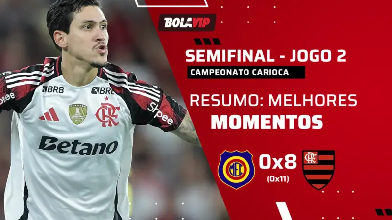 Flamengo goleia Madureira por 8 a 0 e avança à final do Cariocão 2026