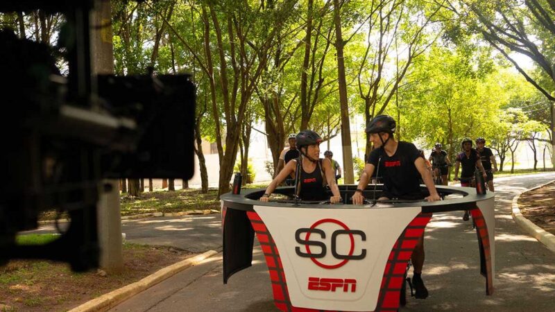 ESPN leva edição do SportsCenter às ruas em ação contra o sedentarismo