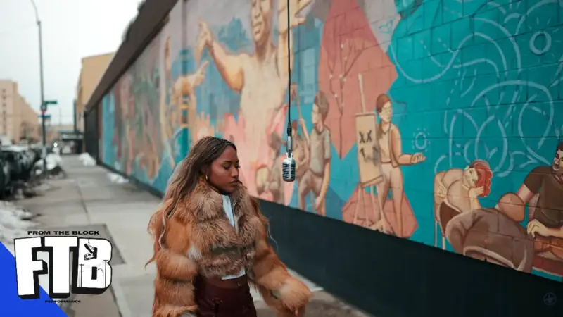 Ebony é a primeira brasileira a se apresentar no From The Block, em Nova York