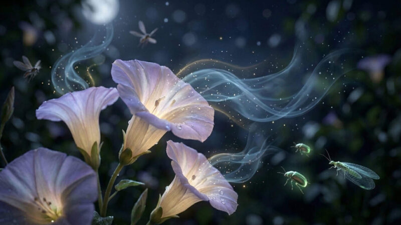 Flores que exalam aroma à noite ajudam a proteger hortas e reduzir pesticidas