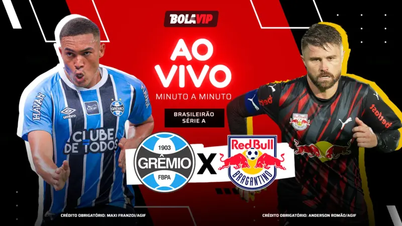Grêmio e Bragantino empataram por 1 a 1 na quinta rodada do Brasileirão