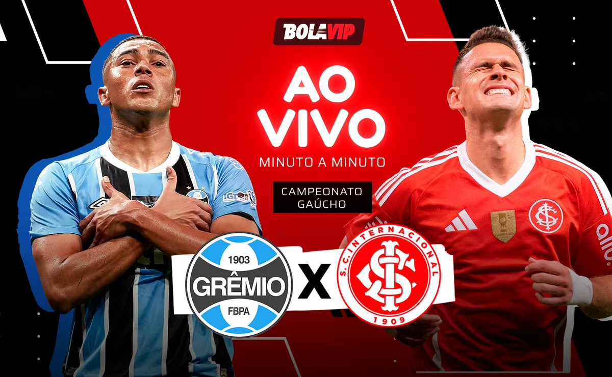 Grêmio e Internacional se enfrentam na Arena pela partida de ida da final do Campeonato Gaúcho