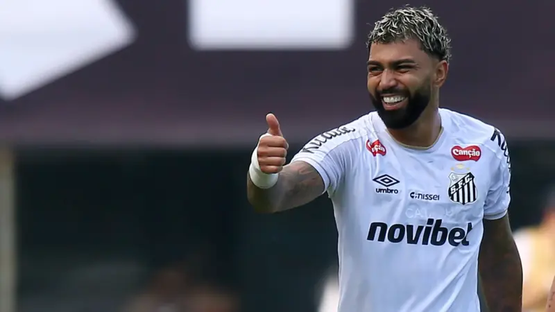 Gabigol pode superar Ricardo Oliveira e chegar ao top 3 de artilheiros do Santos