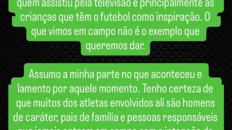 Hulk pede desculpas por tumulto na final do Campeonato Mineiro
