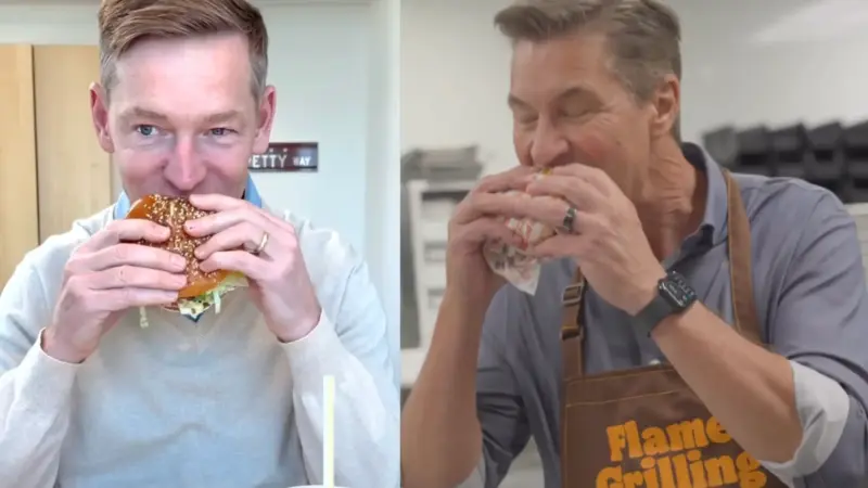 Vídeo do CEO do McDonald’s promovendo novo sanduíche vira meme e motiva resposta de concorrentes