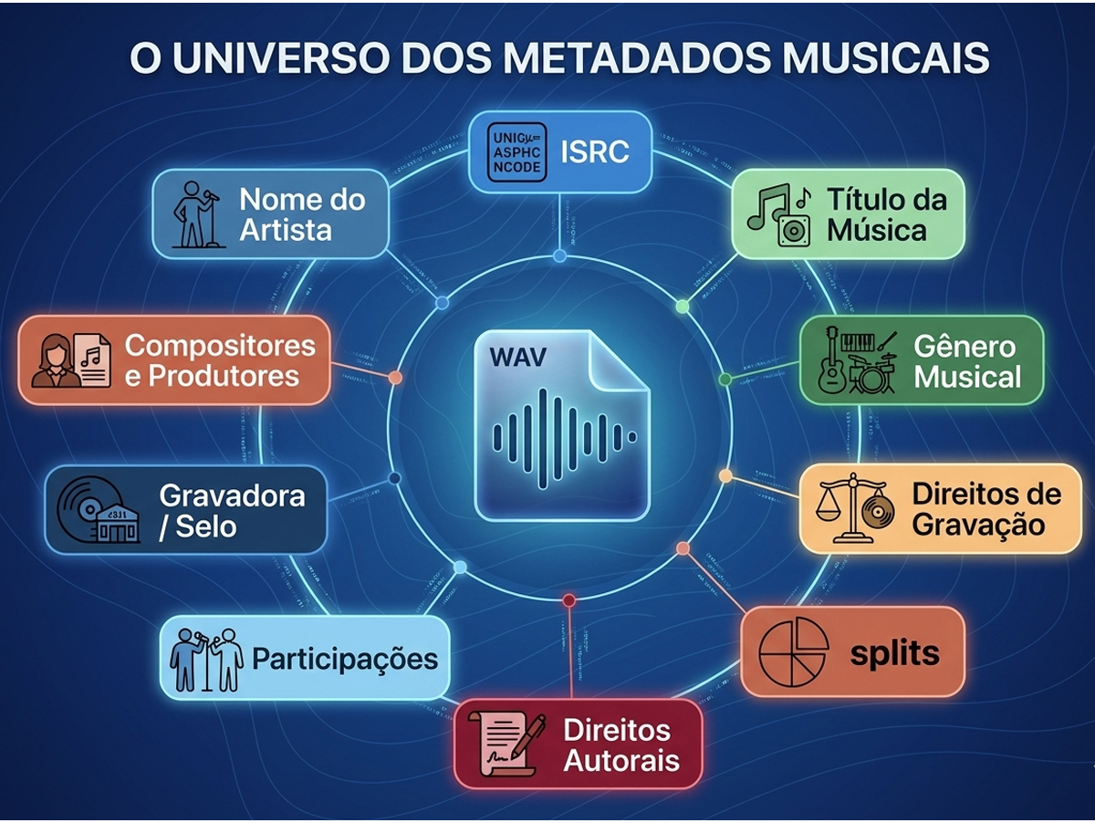 Saiba mais sobre metadados na música: como dados bem preenchidos garantem royalties, alcance e organização no streaming