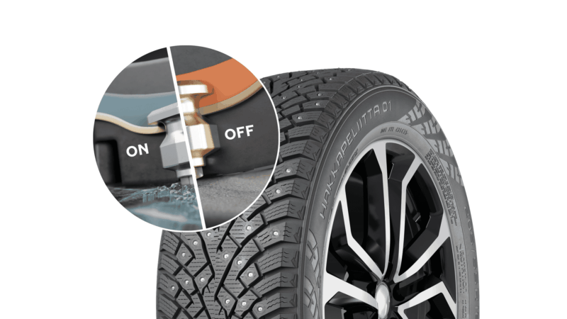 Nokian lança pneu de inverno com cravos que se retraem automaticamente