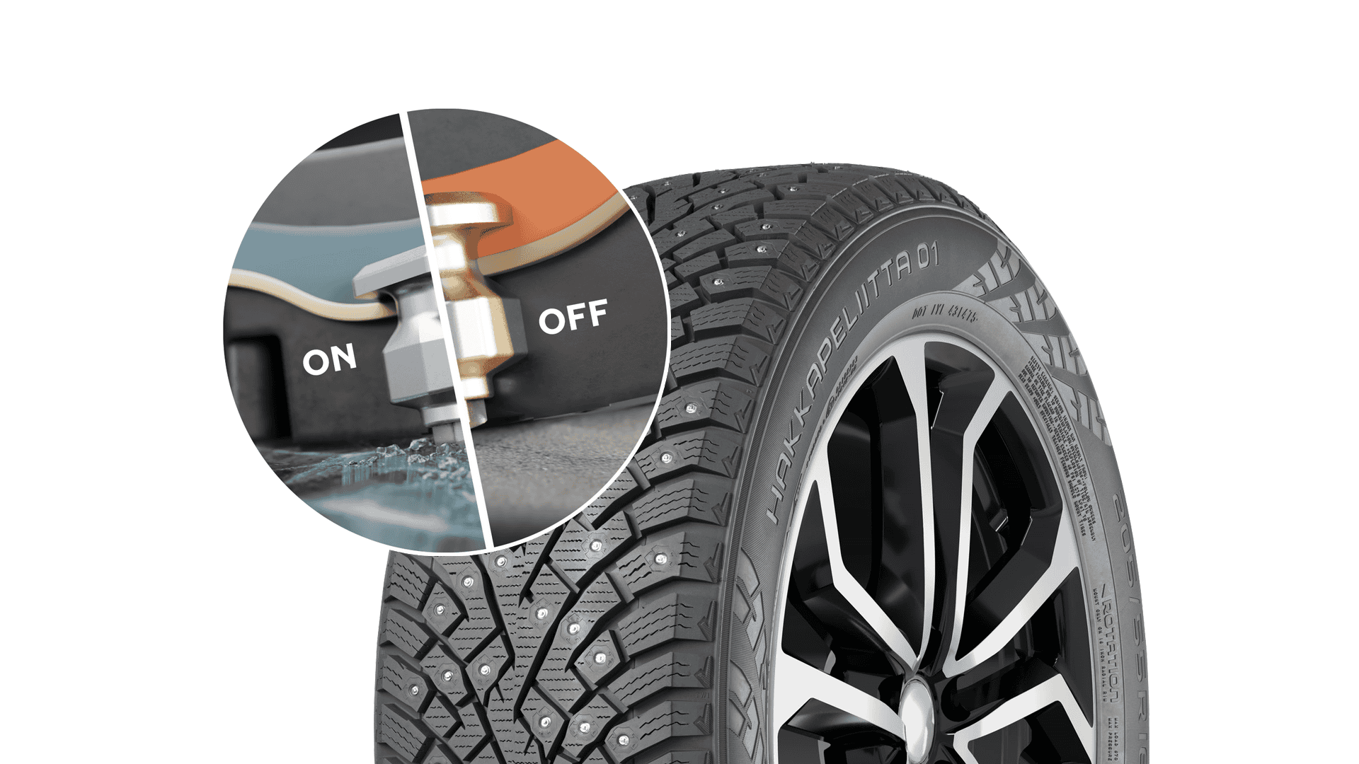 Nokian lança pneu de inverno com cravos que se retraem automaticamente