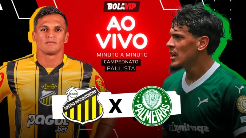 Novorizontino e Palmeiras empatam por 1 a 1 na final do Campeonato Paulista; Matheus Bianqui marca o gol de empate