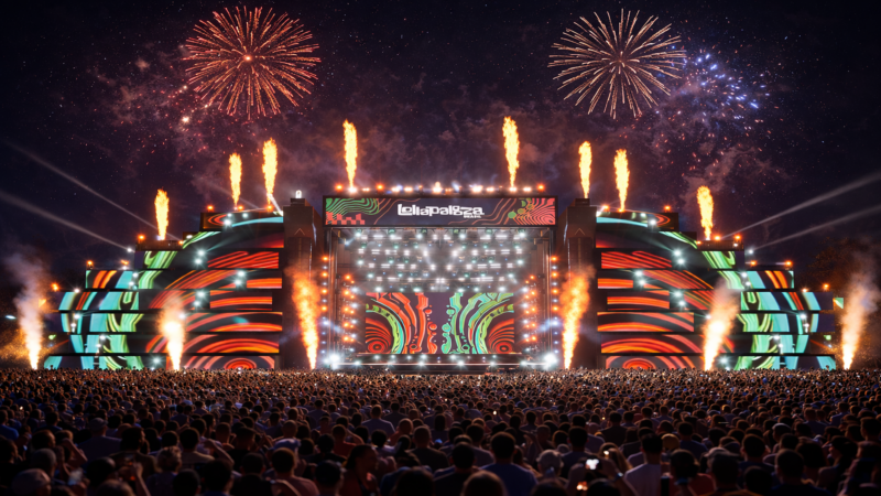 Lollapalooza Brasil 2026 apresenta nova cenografia do Palco Perry’s by Fiat