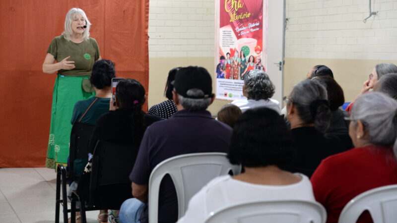 Projeto “Chá Literário” visita 12 Centros de Convivência do DF com atividades voltadas à memória de idosos