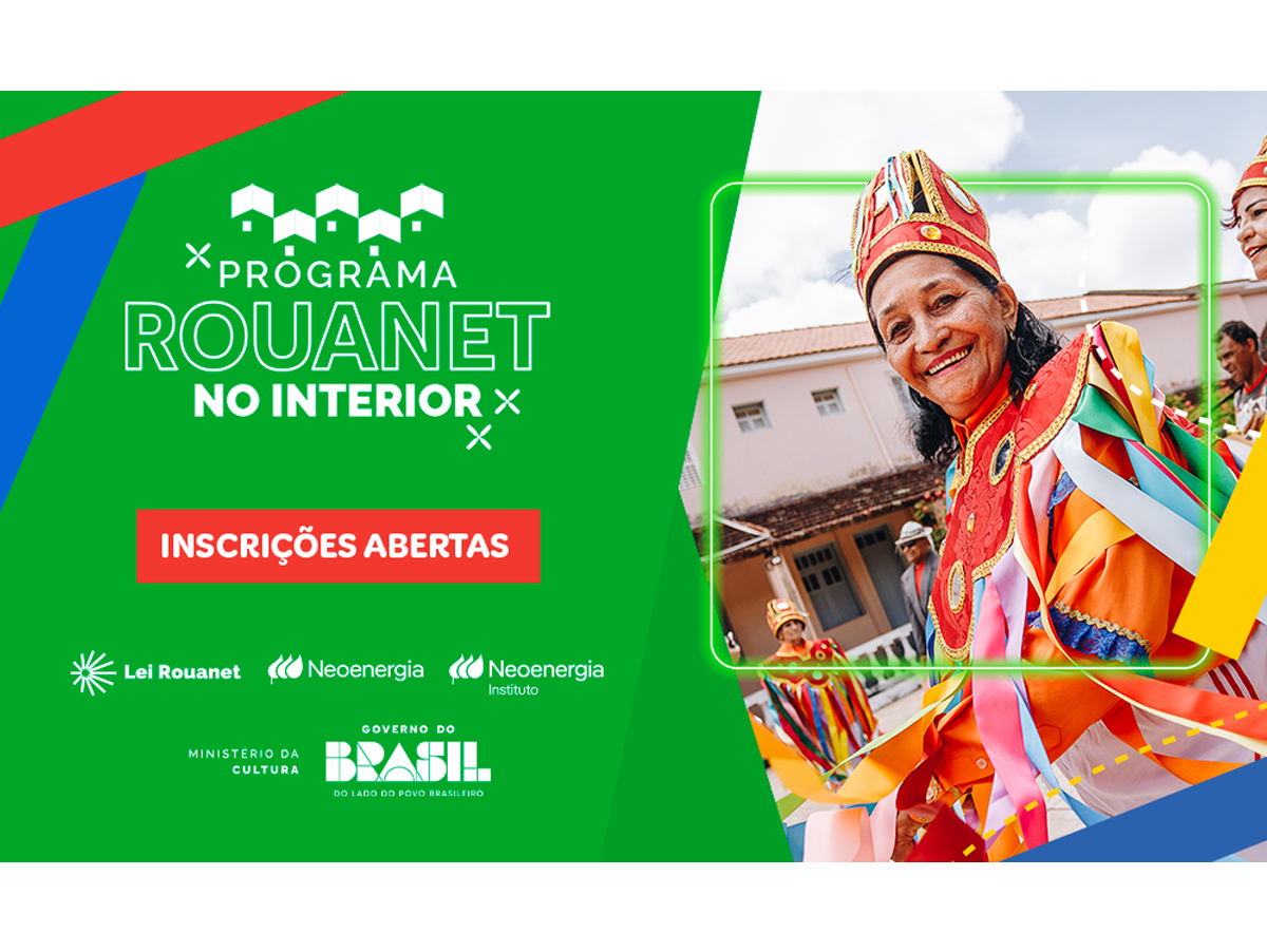 Programa Rouanet no Interior destina R$ 6 milhões para levar Lei Rouanet a pequenas cidades