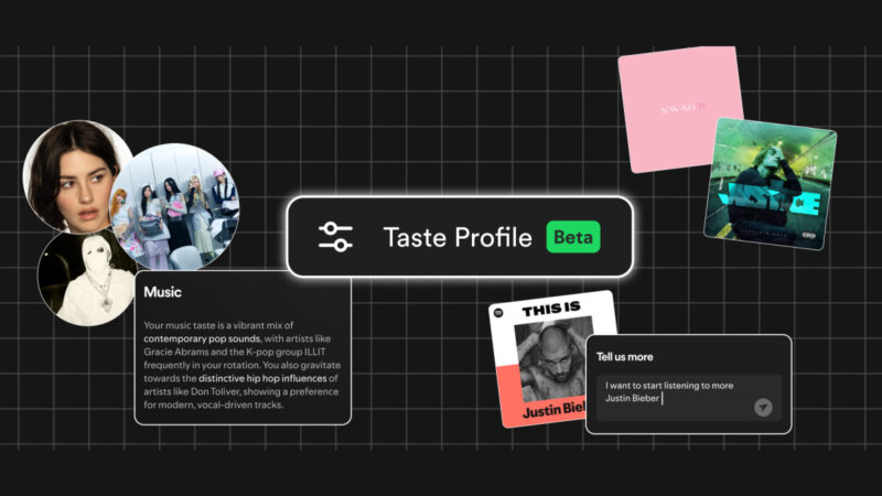 Spotify lança “Taste Profile” e passa a permitir que usuários editem seu algoritmo de recomendações