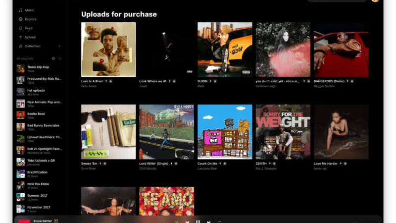 Tidal passa a vender downloads diretos ao fã e fica com 10% da receita, colocando-se em concorrência com o Bandcamp