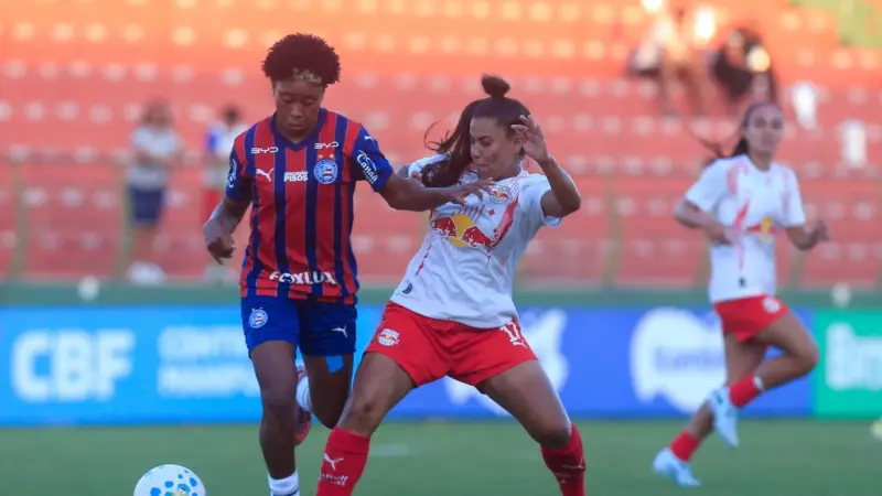 Bahia bate o Red Bull Bragantino por 2 a 1 e sobe ao G8 do Brasileirão Feminino
