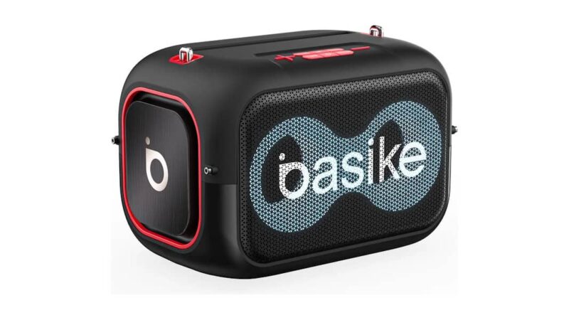 Caixa de som Basike em oferta: modelo com som HiFi, TWS e até 6 horas de reprodução
