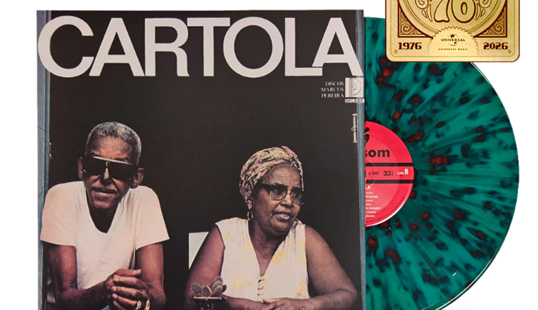 Universal relança “A janela de Cartola” em vinil splatter verde