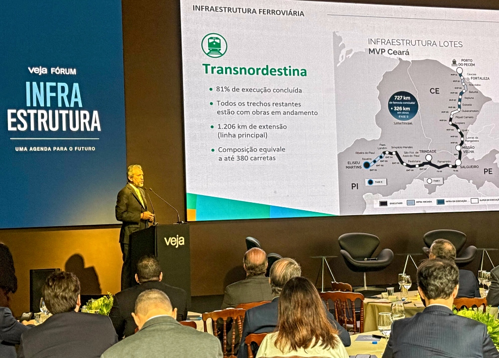 Elmano destaca Transnordestina e Porto do Pecém como eixos estratégicos do Ceará
