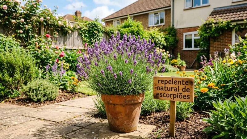 Plantas aromáticas podem reduzir a presença de escorpiões no quintal, dizem estudos