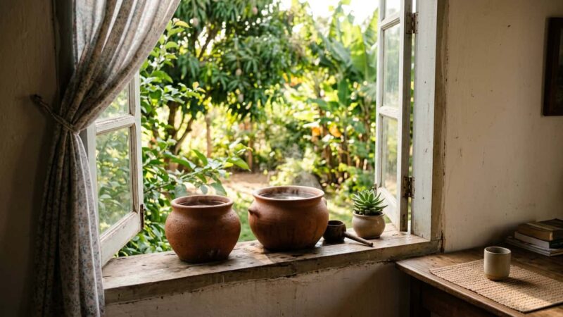Barro usado na Índia reduz a temperatura de ambientes em até 15°C sem eletricidade
