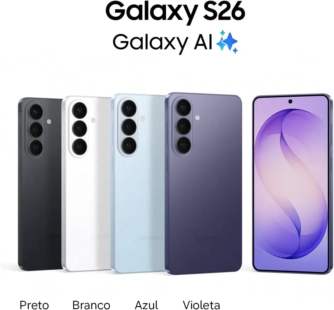 Cupom de R$ 1.500 na Amazon para a linha Galaxy S26; veja como aproveitar
