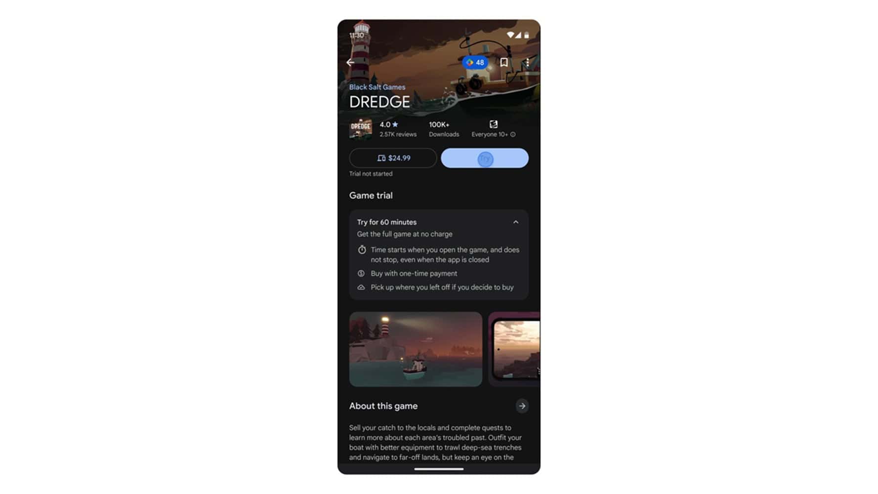Google libera recurso para experimentar jogos pagos antes da compra