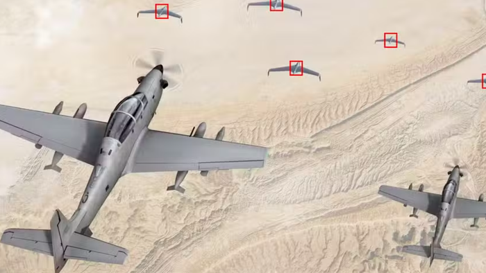 Embraer e Valkyrie Aero integram IA Gunslinger ao A-29 Super Tucano para combater drones