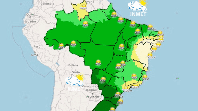 Começa o outono com calor e chuva em grande parte do país; atenção ao Sul