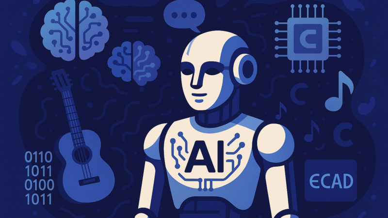 ECAD atualiza cadastros para registrar uso de inteligência artificial em obras musicais