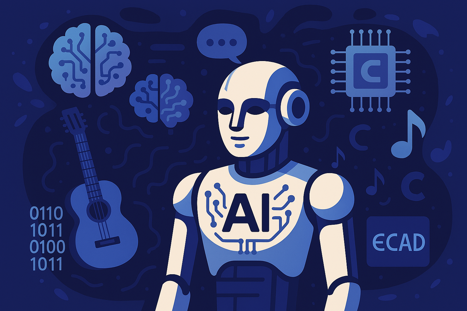 ECAD atualiza cadastros para registrar uso de inteligência artificial em obras musicais
