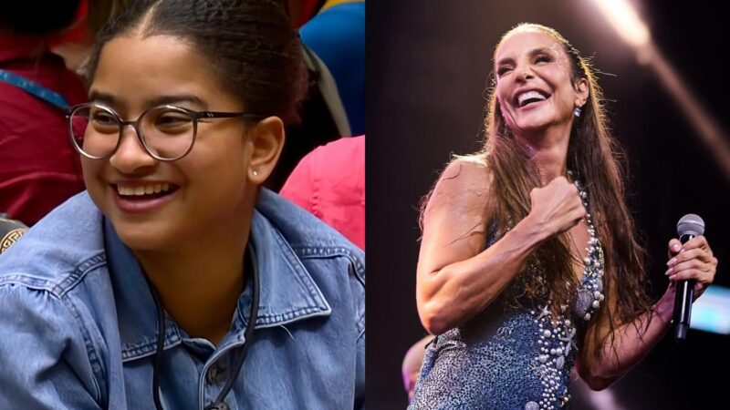 Milena quer reencontro com Ivete Sangalo fora do BBB 26 para devolver pedrinhas do sapato