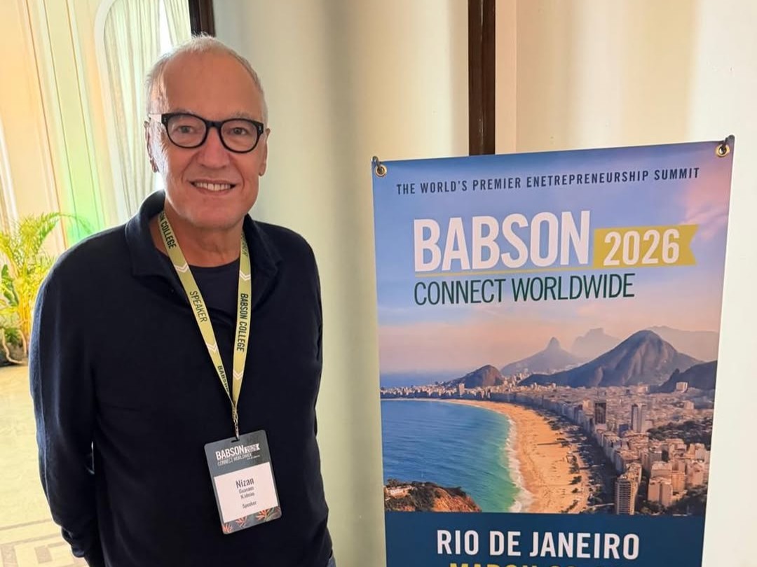Nizan Guanaes defende o “otimista adaptável” em painel do Babson Connect Worldwide no Rio de Janeiro