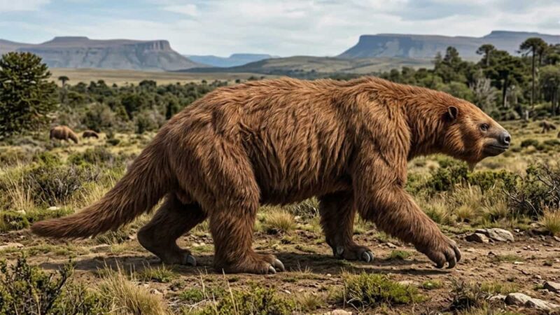 Fêmur de preguiça‑gigante de 400 mil anos é encontrado em Santa Clara del Mar