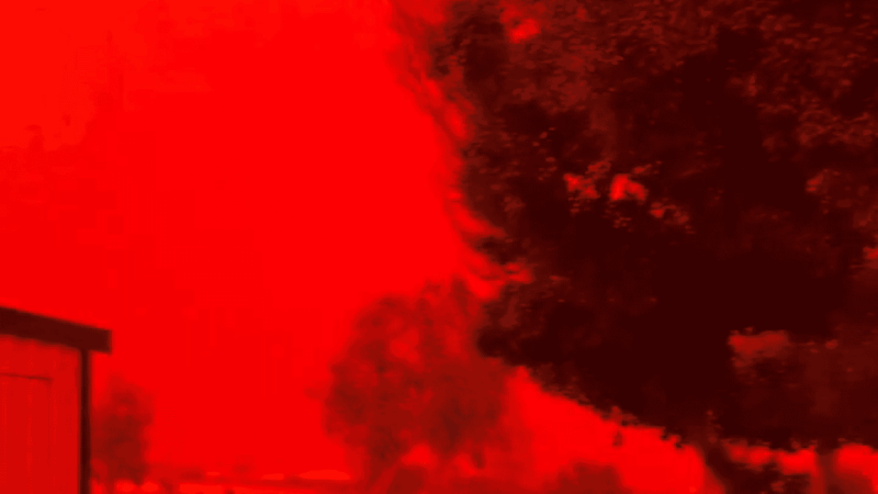 Céu fica vermelho na Austrália após tempestade de poeira ligada ao ciclone Narelle