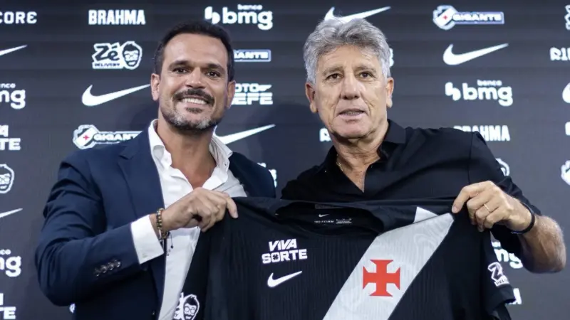 Renato estreia no Vasco contra o Palmeiras em São Januário com três tabu em jogo