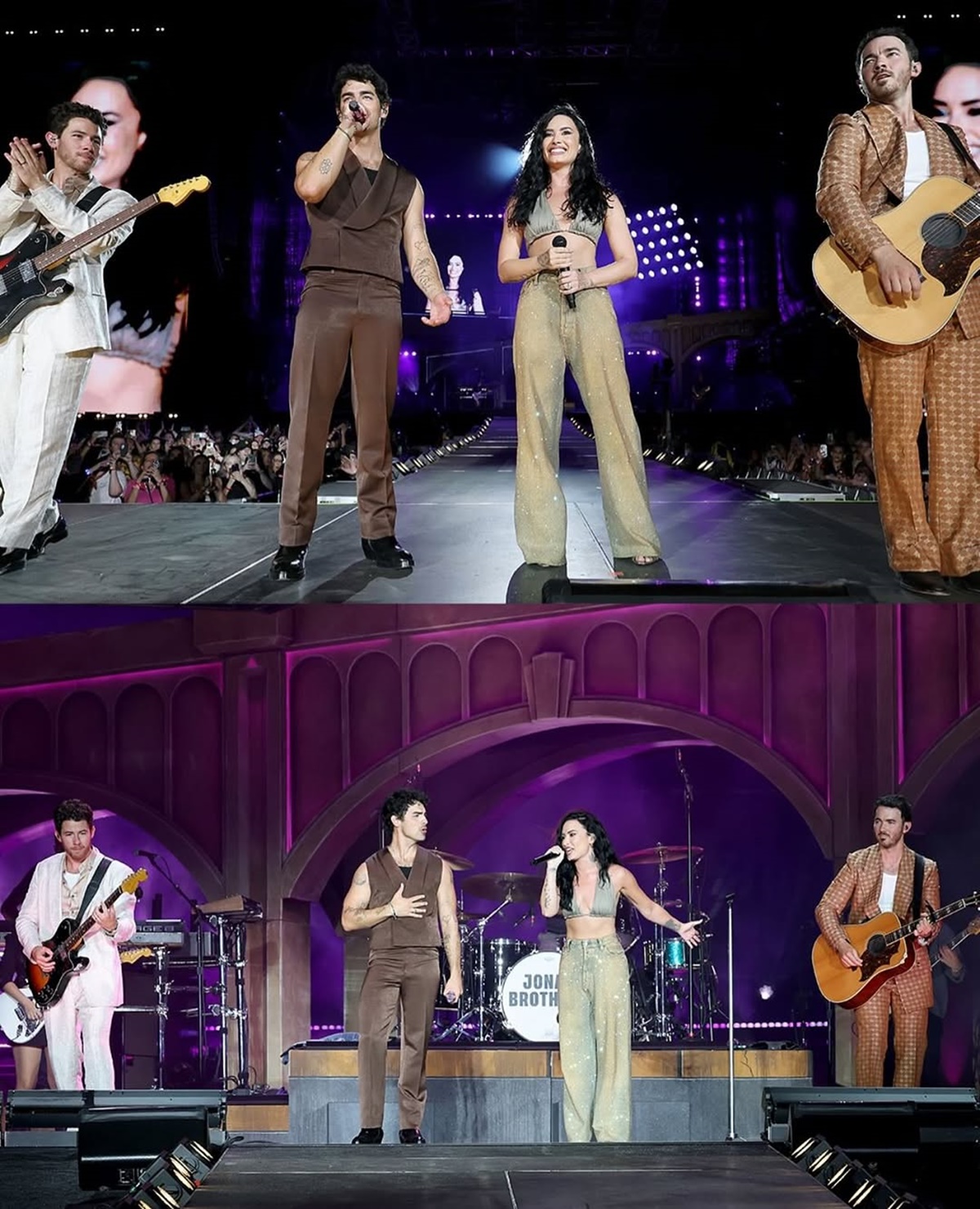Jonas Brothers anunciam álbum ao vivo que deve incluir versão de “This Is Me” com Demi Lovato
