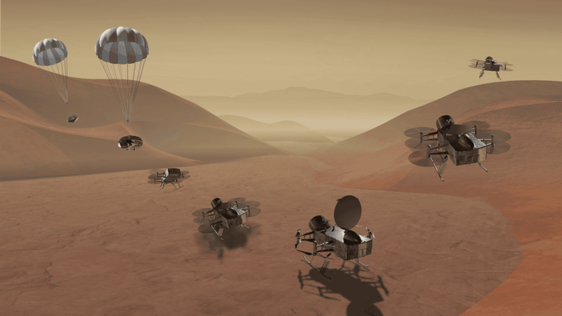 NASA inicia montagem e testes do Dragonfly, veículo robótico para Titã