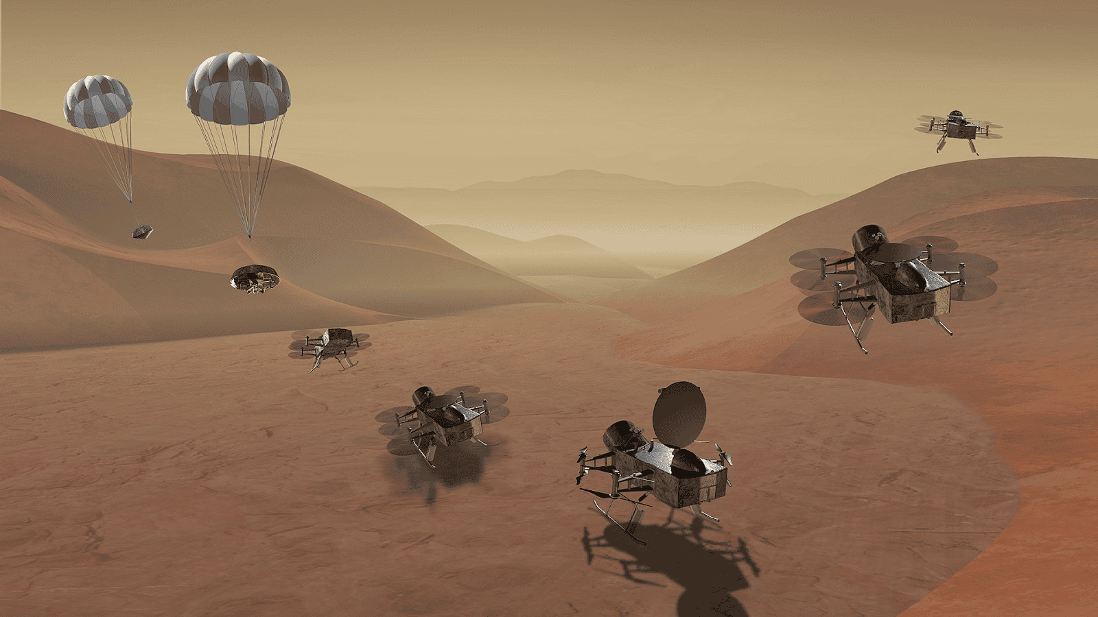NASA inicia montagem e testes do Dragonfly, veículo robótico para Titã